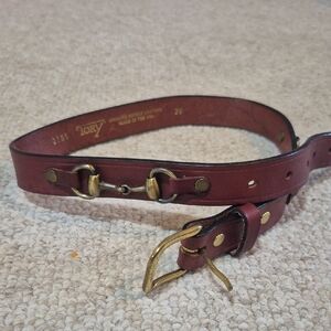 Tory Leather Horse Show Belt Kids